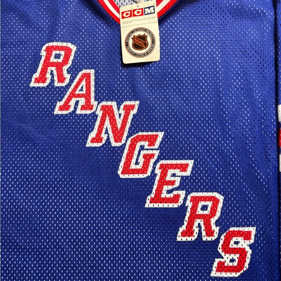 Vintage NWT CCM NHL New York Rangers Hockey Jersey Size XL - Picture 4 of 5